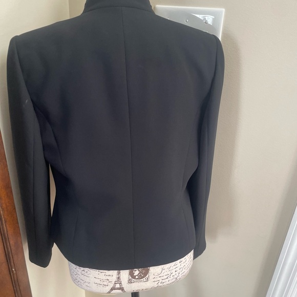 Kasper Black Beaded Evening Blazer 10p - Picture 3 of 5